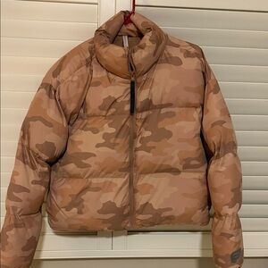 Fabletics Beige Puffer Jacket